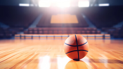 Basketball background, the charm and magic of basketball