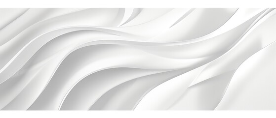 Obraz premium Elegant White Abstract Wave Background Design
