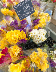 flowers for sale at the market