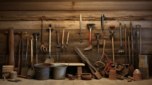 pitchfork old farm tools