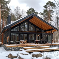 Scandinavian Style Thermal Cottage

