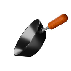 Cartoon style deep pan 3D rendering.