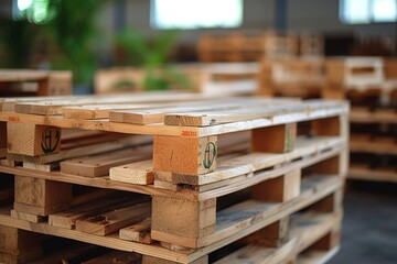 Crafted with sturdy lumber, these wooden pallets offer versatile planks for all your indoor and outdoor woodworking needs