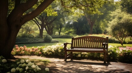 garden outdoor bench