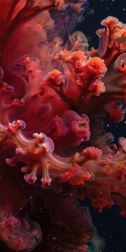 coral reaf underwater vertical background