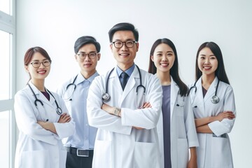 Potrait of a group of doctors