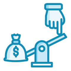 Financial Leverage Icon