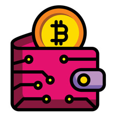 Cryptocurrency Wallet Icon