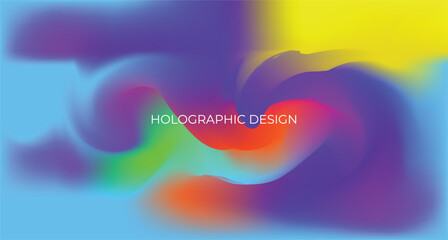 Trendy summer fluid gradient background, colorful abstract liquid 3d shapes. Futuristic design wallpaper for banner, poster, cover, flyer, presentation, advertising, landing page