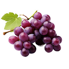 Fototapeta premium Grape Image on a Clear Background
