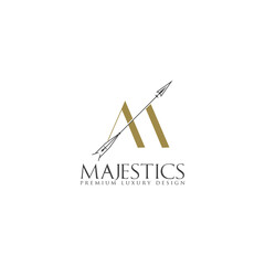 Majestics logo arrow point to target