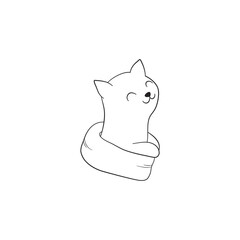 cute cat coloring book cute poses kitten