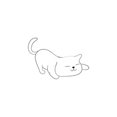 cute cat coloring book cute poses kitten