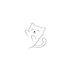 cute cat coloring book cute poses kitten