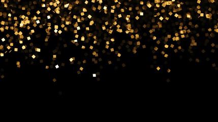 Award ceremony background, golden glitter light effect decoration and bokeh