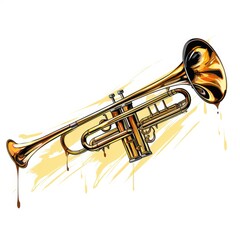Obraz premium Outline Acoustic music classics Band