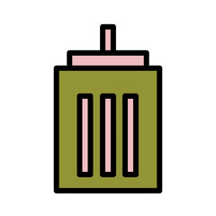 Tower Business Office Filled Outline Icon