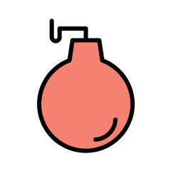 Bomb Marine Ocean Filled Outline Icon