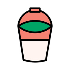 Kids Spade Bucket Filled Outline Icon