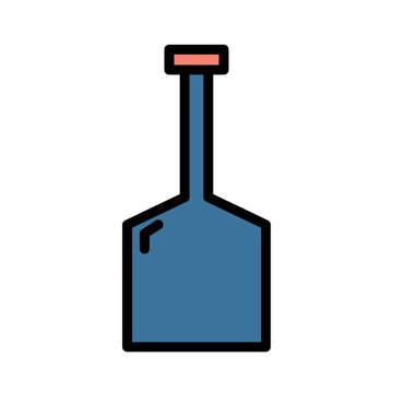 recommend clip art: Oar Paddle Kayak Filled Outline Icon