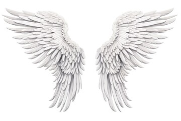 Fototapeta premium artistic outline of wings