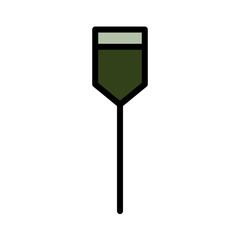 Paddles Boat Sea Filled Outline Icon