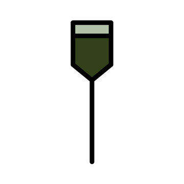 Paddles Boat Sea Filled Outline Icon