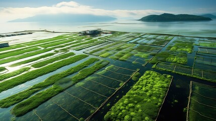 marine seaweed farm