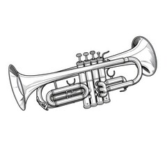 Obraz premium Outline Acoustic music classics Band