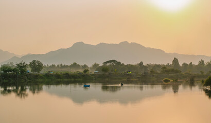 atmosphere shadow water mountains nature countryside