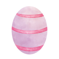 Easter eggs flat design on white background.
