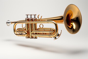 Trombone: A brass instrument with a bold - 734504270