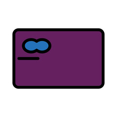 Buy Card Credit Filled Outline Icon