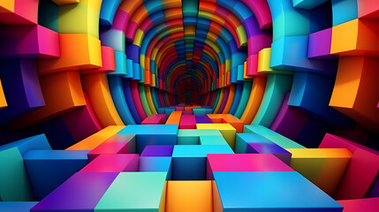 Obraz premium Abstract optical illusion pattern seamless background