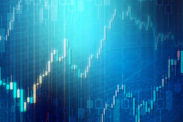 経済のイメージ背景 素材、株や為替、FXの背景イラスト