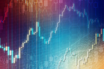 経済のイメージ背景 素材、株や為替、FXの背景イラスト