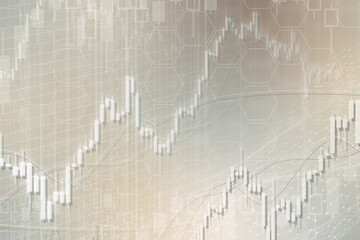 経済のイメージ背景 素材、株や為替、FXの背景イラスト