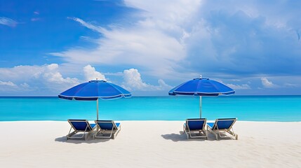 Fototapeta premium relaxation holidays blue