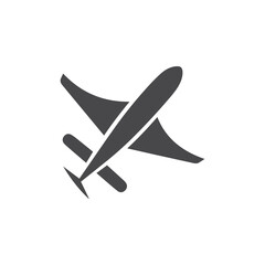Obraz premium Plane logo vector illustration