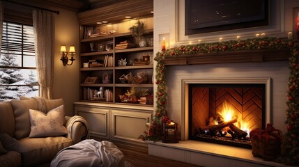 comfort cozy fireplace tv