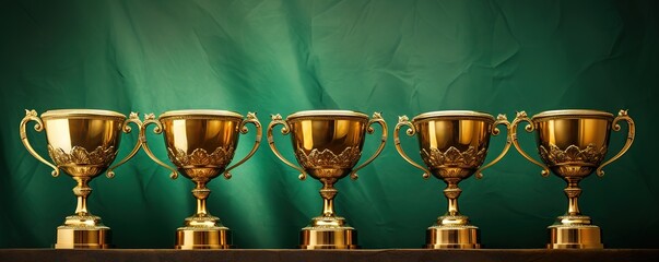 golden trophy background
