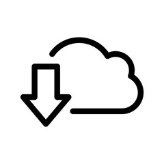 Cloud Icon Vector Symbol Design Illustration