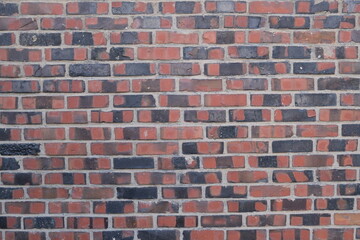 red and black Brick wall