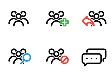 group chat icon button