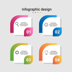 Infographic design modern design business
