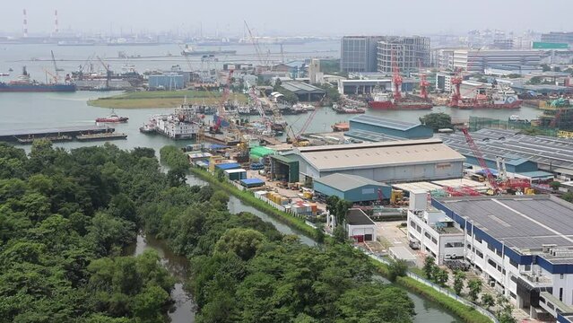 Jurong Industrial Estate in Singapore