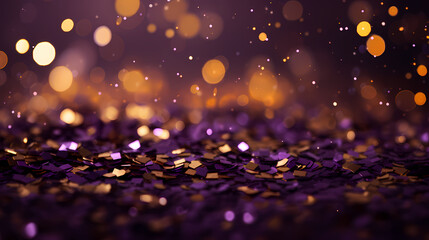 Sparkling confetti on background