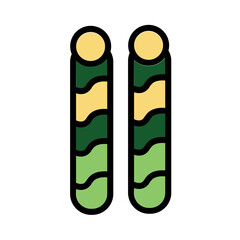 Bake Bakery Roll Filled Outline Icon