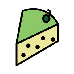 Baker Bakery Cake Filled Outline Icon