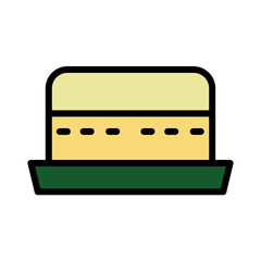 Birthday Cake Party Filled Outline Icon